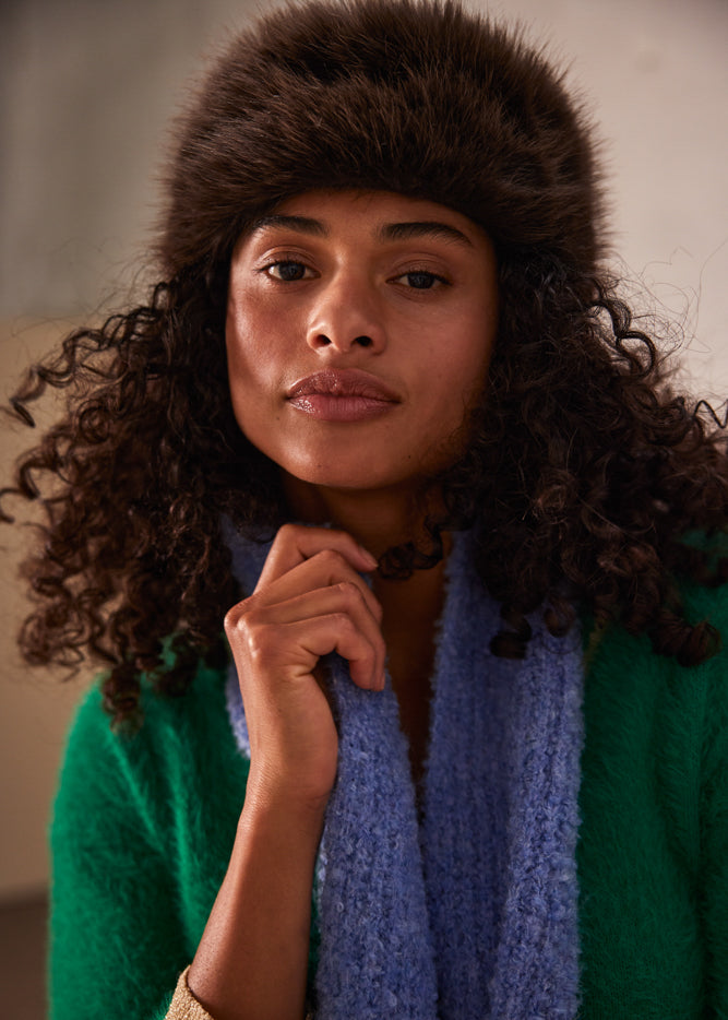 Barts Angeliqa Faux Fur Cossack Hat - Dark Brown