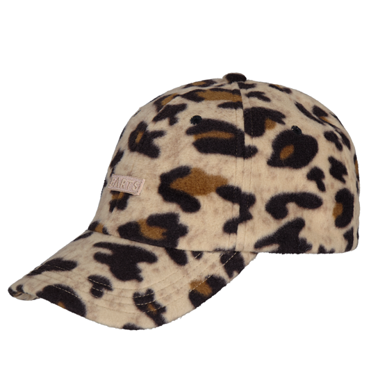 Barts Women's Plush Fleece Baseball Cap Leopard Print