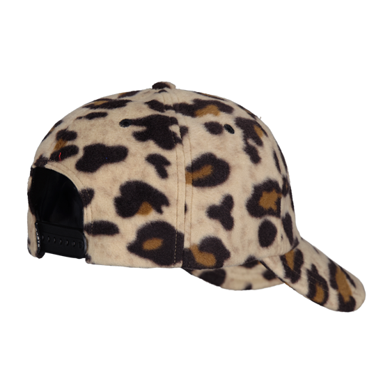 Barts Women's Plush Fleece Baseball Cap Leopard Print