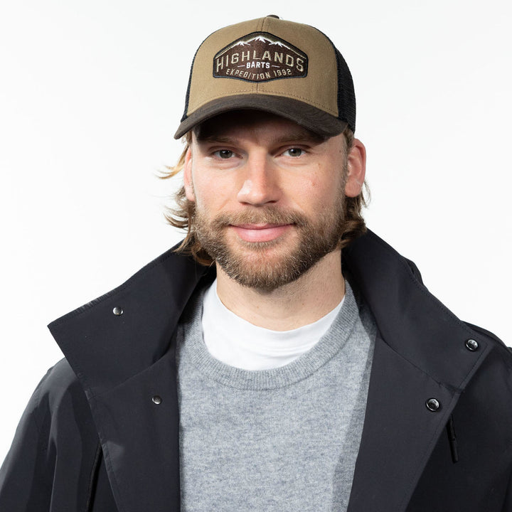Barts Eoghan Trucker Baseball Cap in Brown