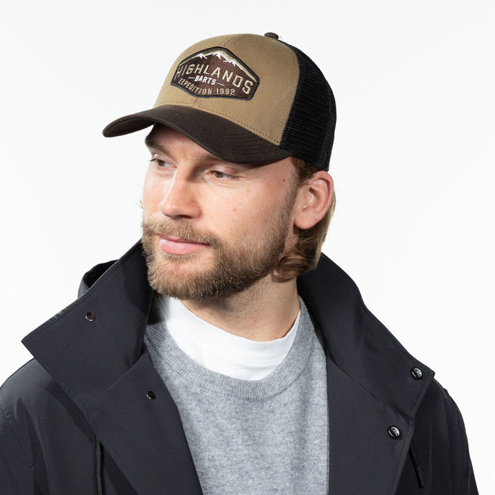 Barts Eoghan Trucker Baseball Cap in Brown