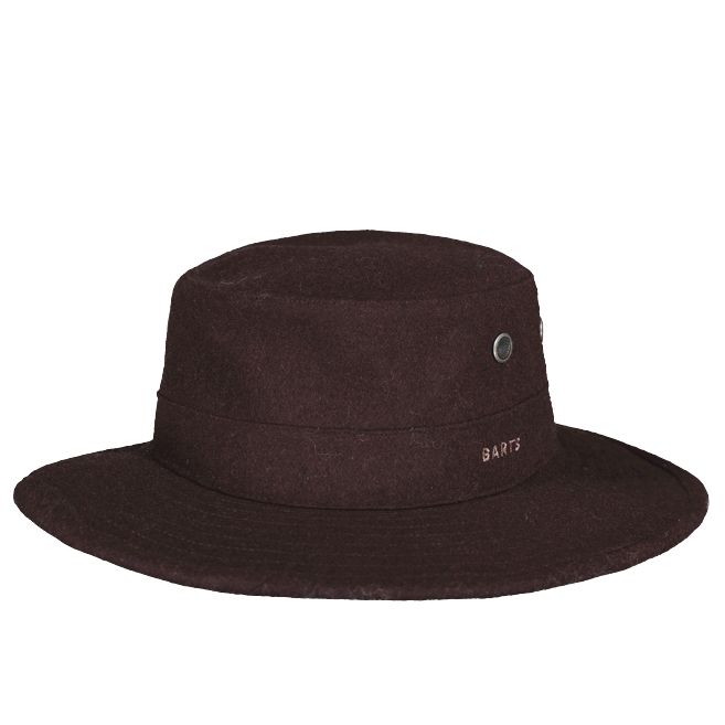 Barts Deirmid Traveller Wool Hat in Dark Brown