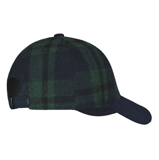 Barts Inneys Check Baseball Cap in Navy
