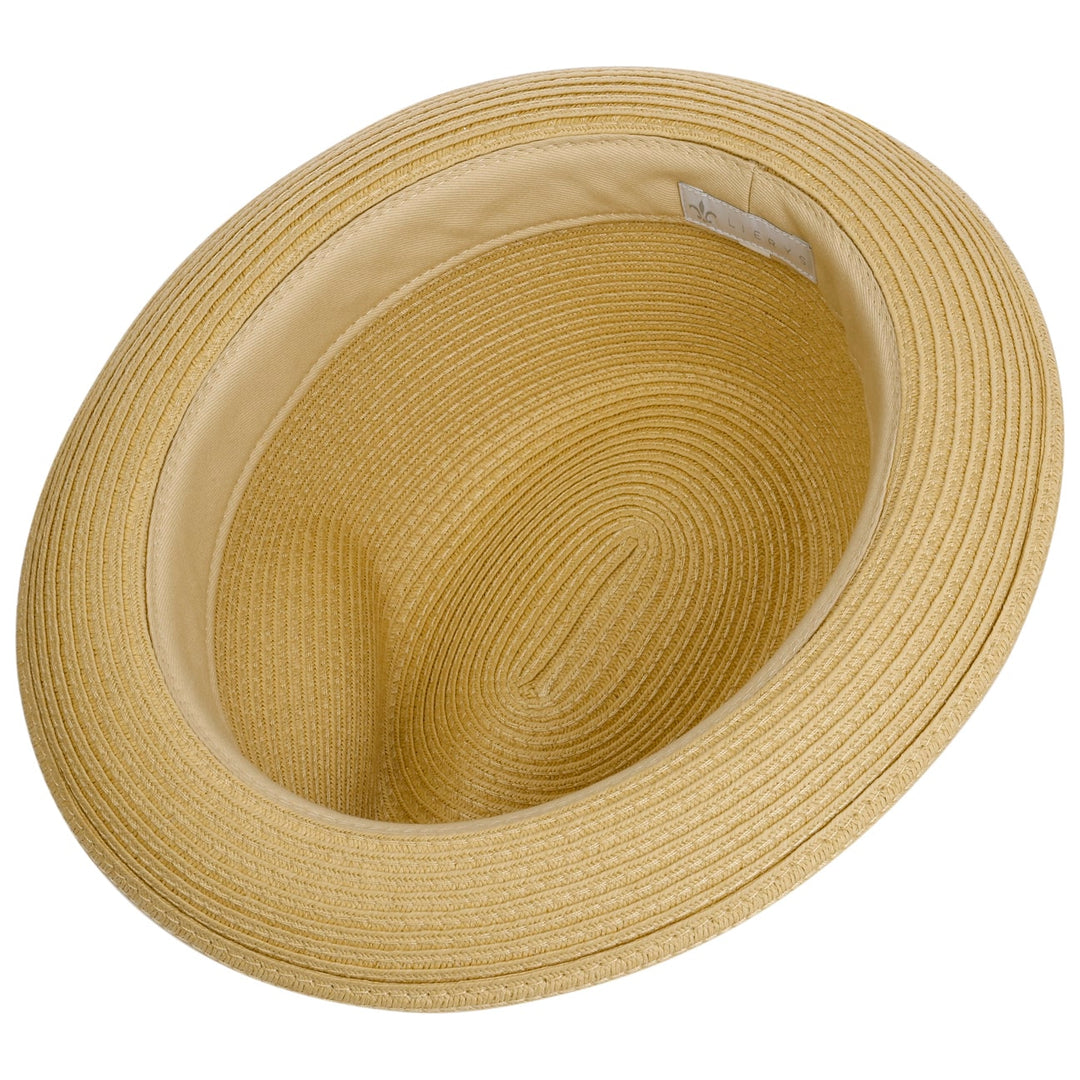 Lierys Toyo Straw Summer Trilby Hat Natural
