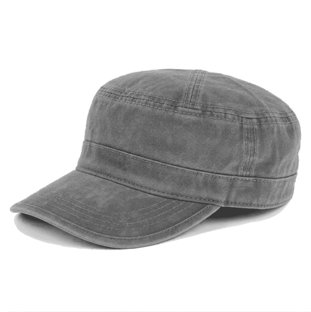Engineers 100% Cotton Twill Cap in Washed Grey