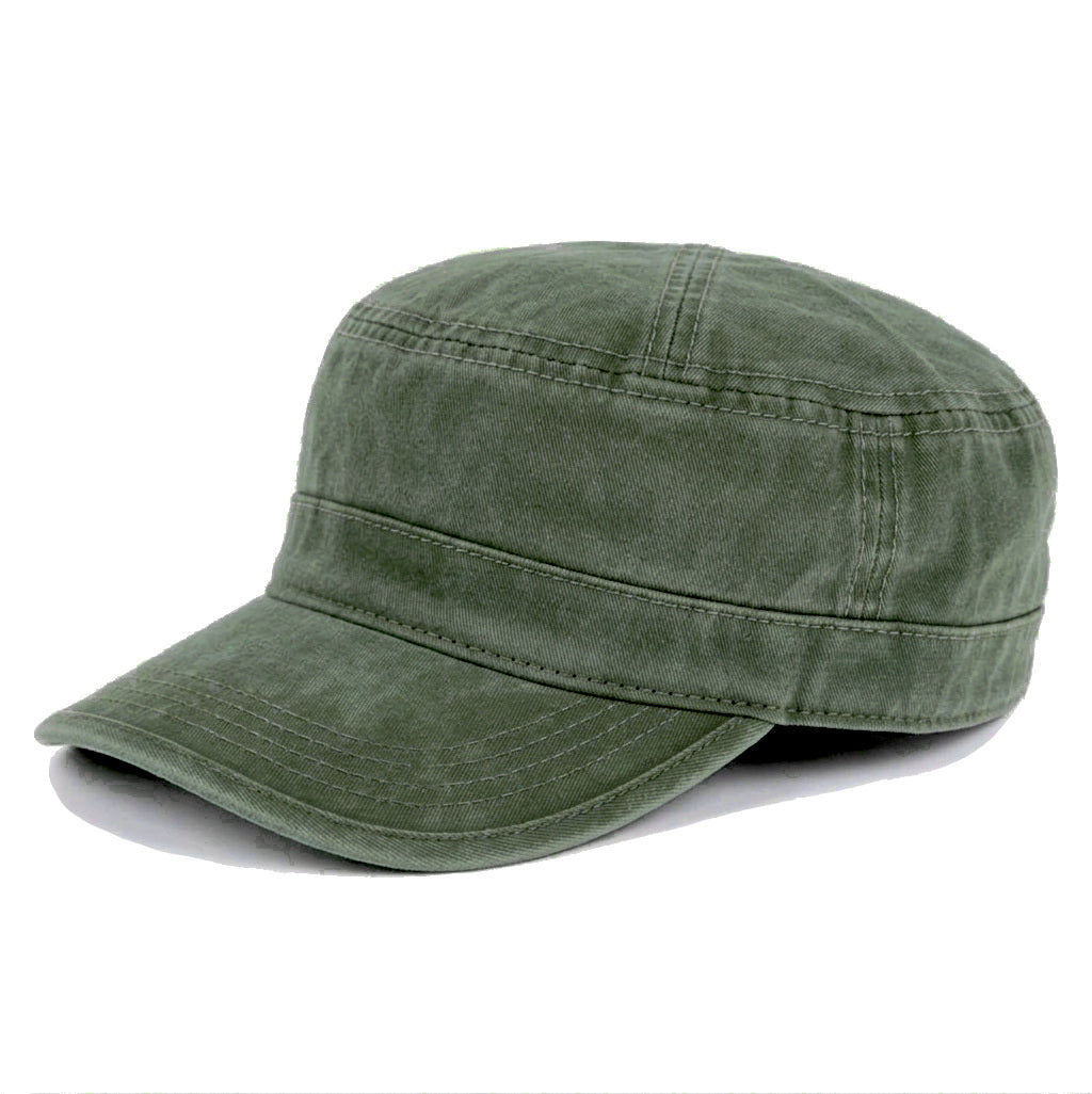 Engineers 100% Cotton Twill Cap in Washed Khaki