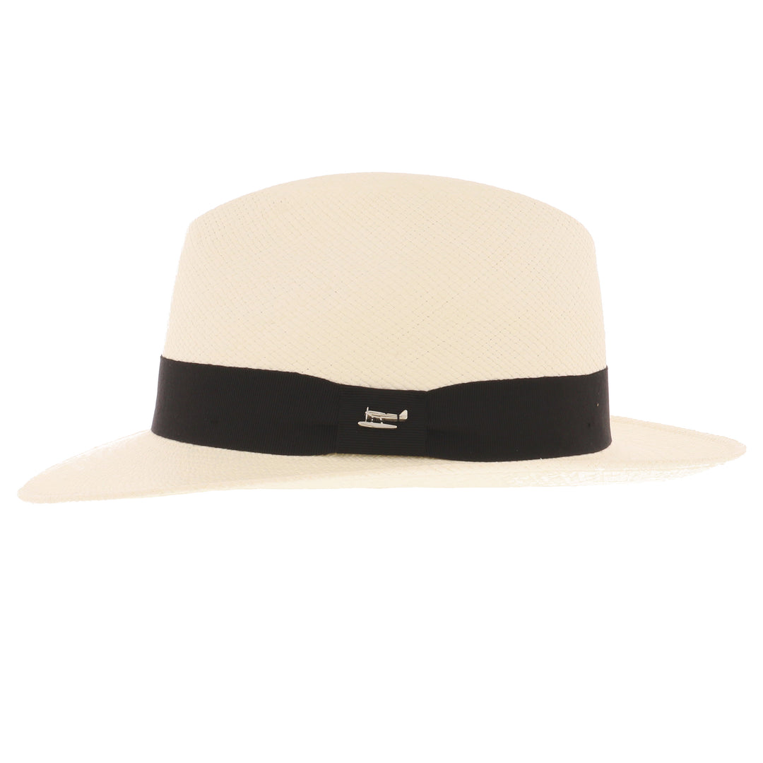 Goodwood Panama Hat With Black Band
