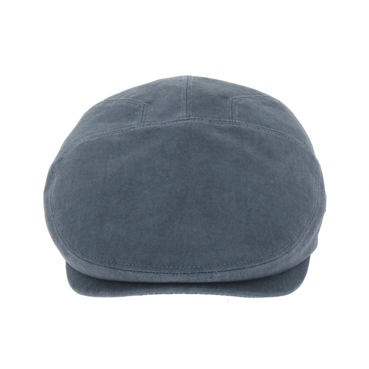 Whiteley Cotton Tourer Flat Cap in Steel