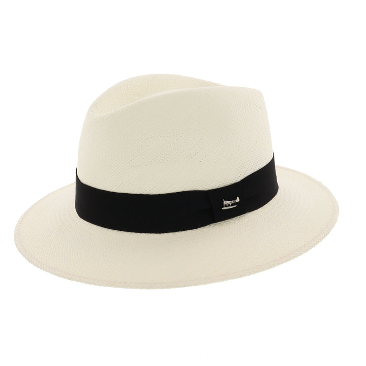 Sandown Panama Hat With Black Band