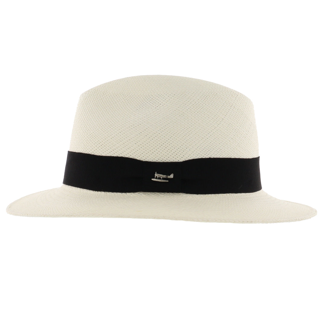 Sandown Panama Hat With Black Band