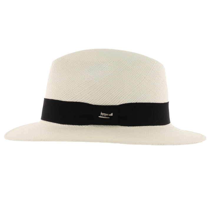 Sandown Panama Hat With Black Band