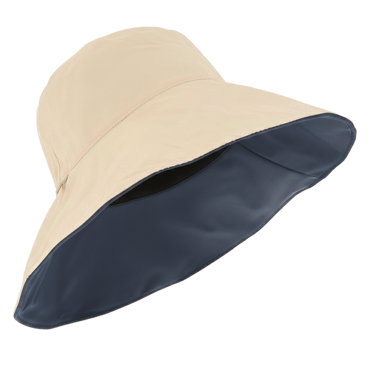 Women's Wide Brim & Reversible Sun Hat UVF50+ Navy/Beige