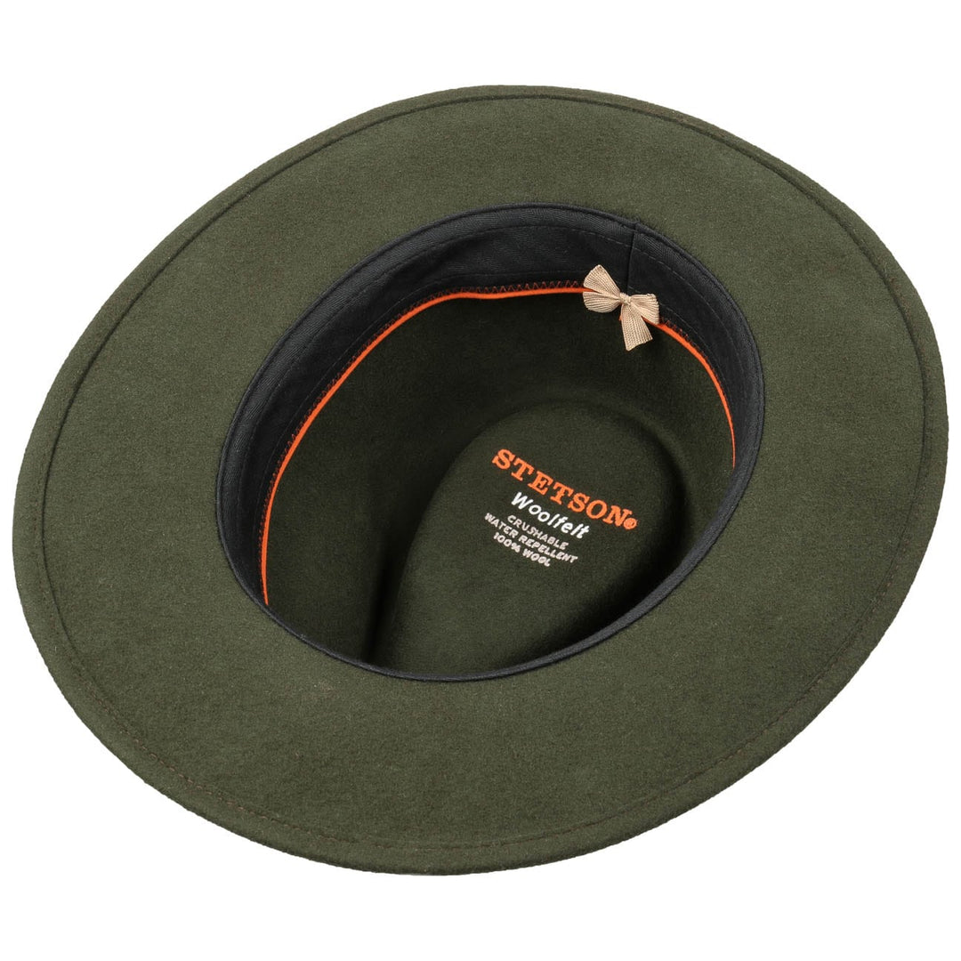 Stetson Yutan Wool Traveller Hat Forest Green