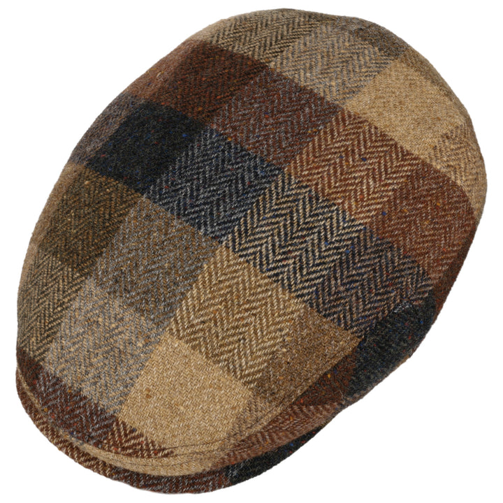 Lierys Zachery Vigrin Wool Check Flat Cap