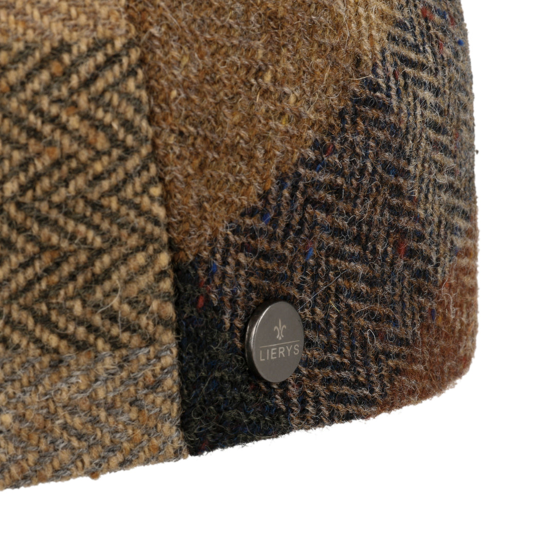Lierys Zachery Vigrin Wool Check Flat Cap