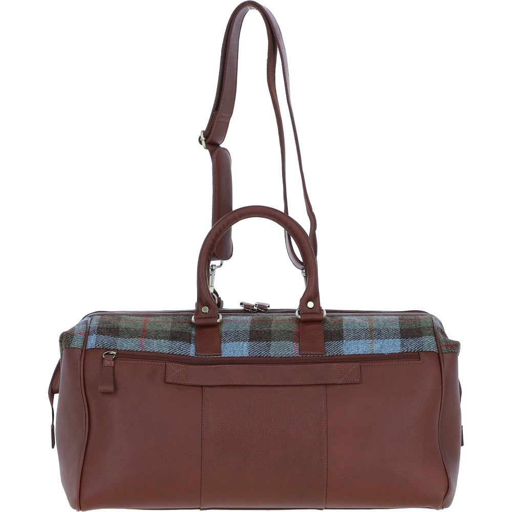 Leather & Harris Tweed Large Doctors Holdall (MacLeoad Tartan)