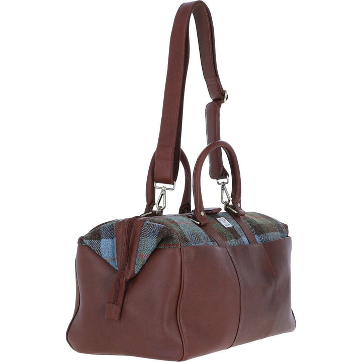 Leather & Harris Tweed Large Doctors Holdall (MacLeoad Tartan)