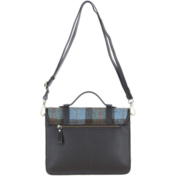 Leather & Harris Tweed Large Satchel (MacLeod Tartan)