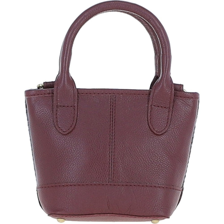 Leather & Harris Tweed Small Tote Handbag (MacLeod Tartan)