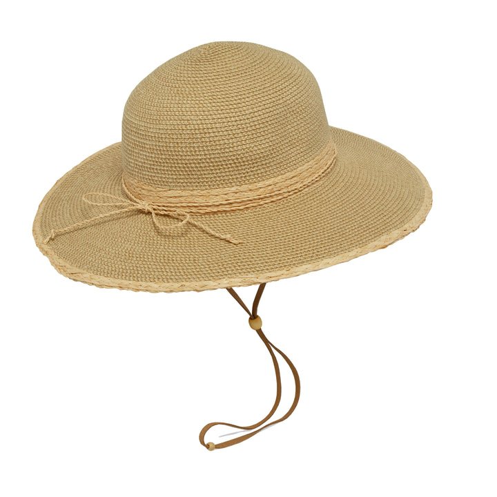 Athena Straw Wide Brim Sun Hat From Sunday Afternoons in Natural