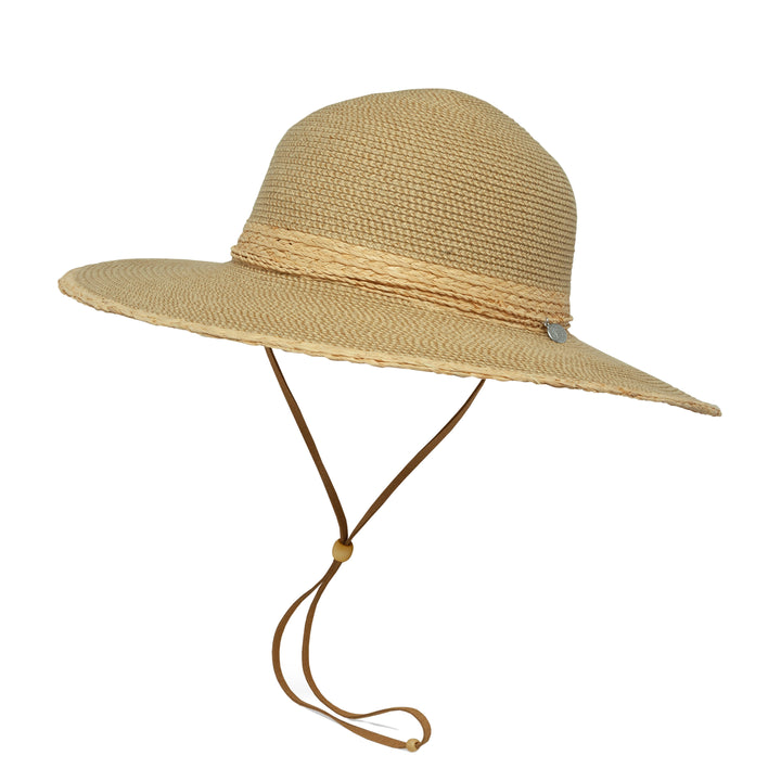 Athena Straw Wide Brim Sun Hat From Sunday Afternoons in Natural