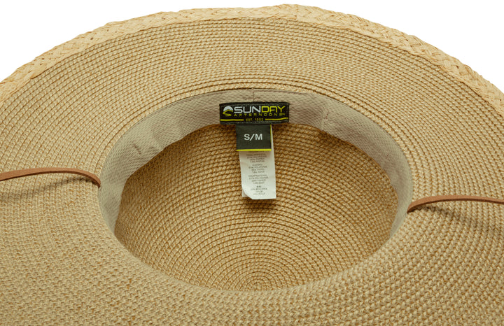 Athena Straw Wide Brim Sun Hat From Sunday Afternoons in Natural