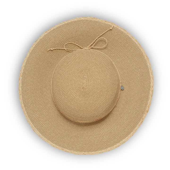 Athena Straw Wide Brim Sun Hat From Sunday Afternoons in Natural