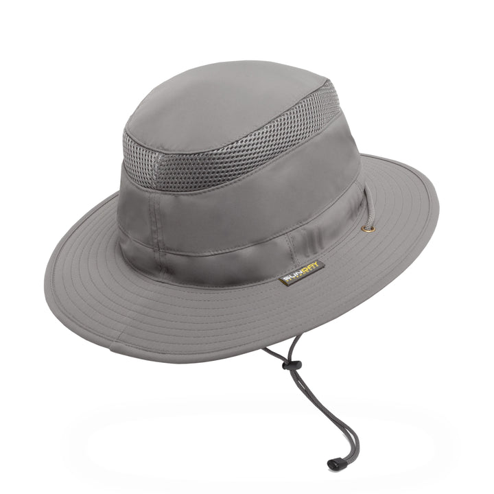 Charcoal Charter Escape Bush Hat With Chin Strap From Sunday Afternoons