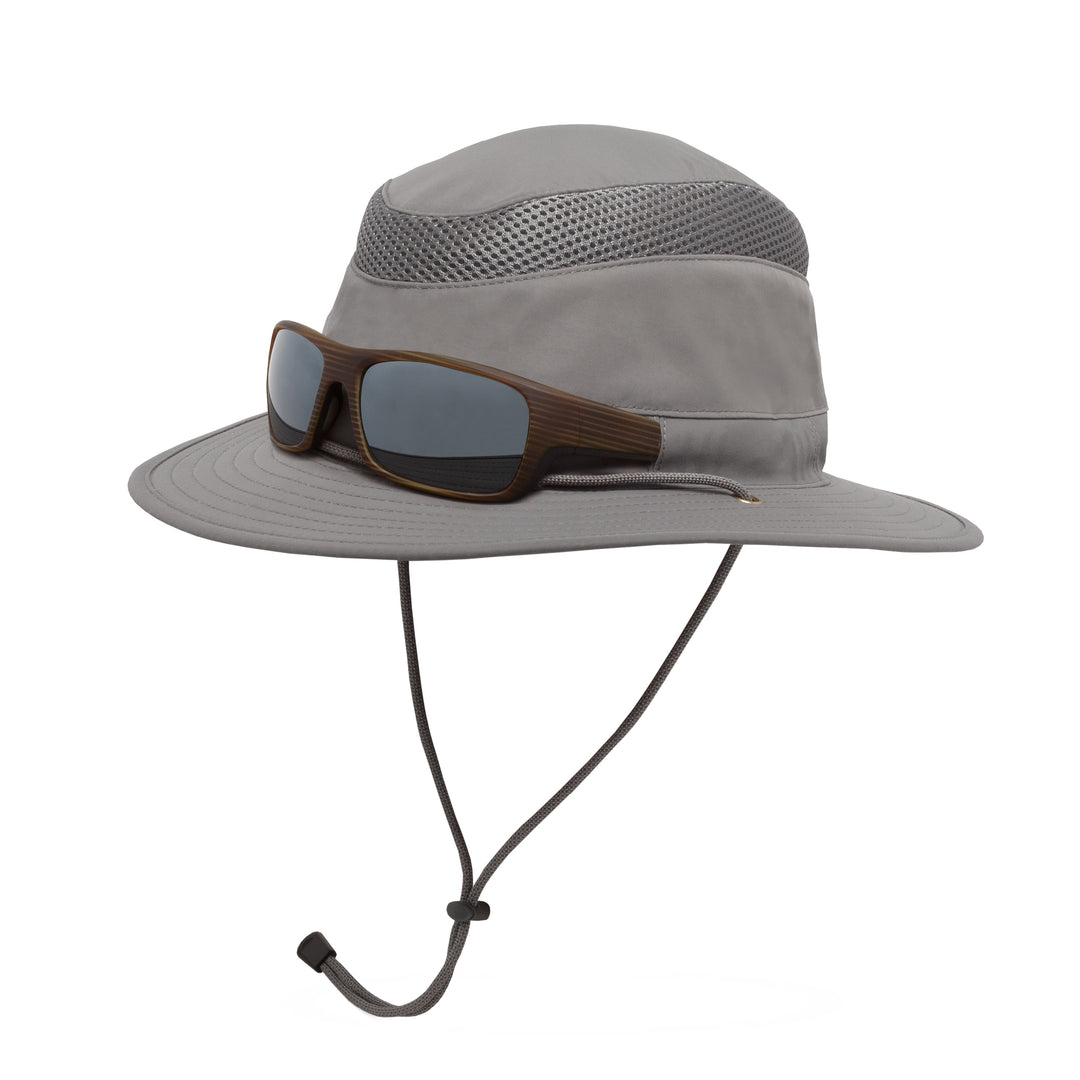 Charcoal Charter Escape Bush Hat With Chin Strap From Sunday Afternoons