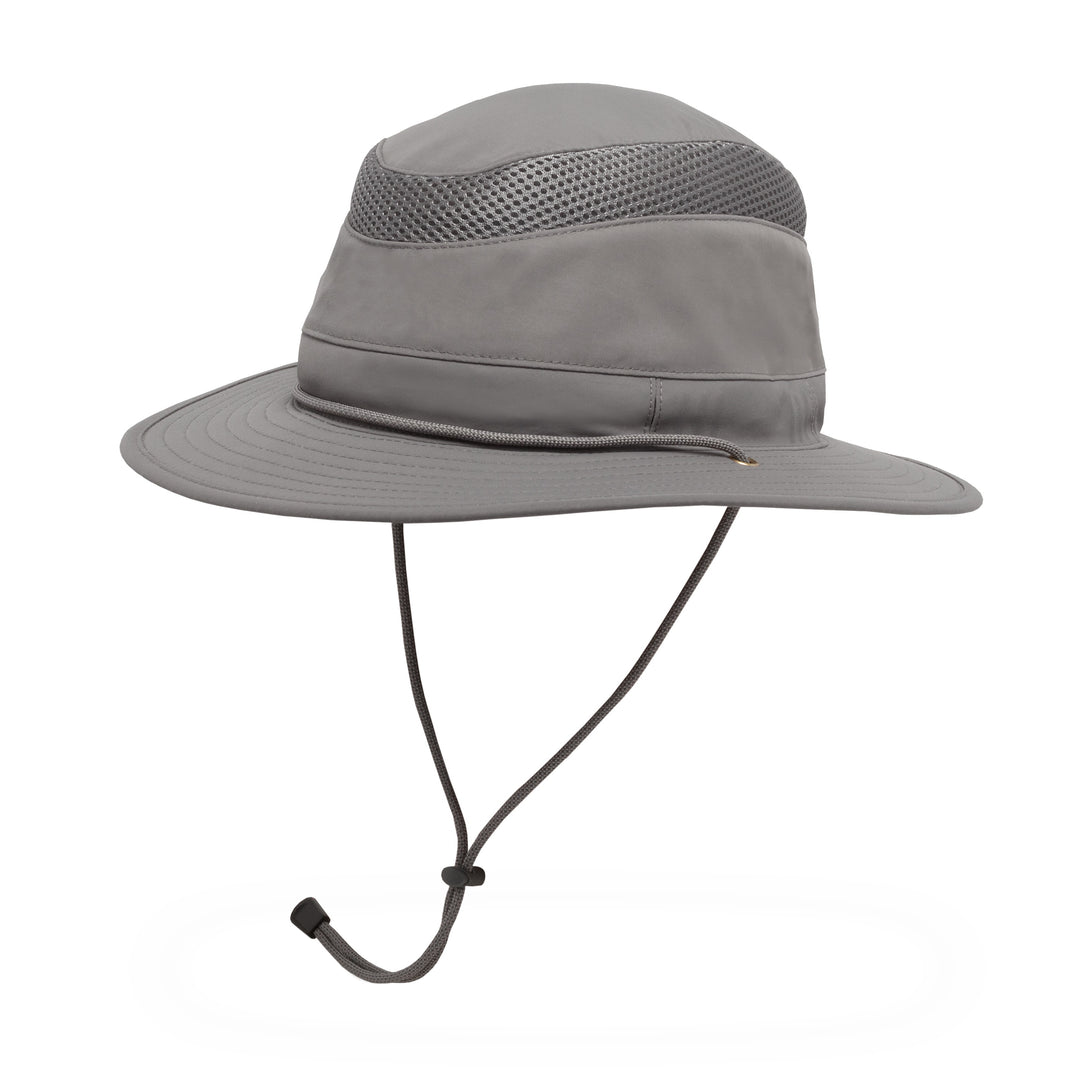 Charcoal Charter Escape Bush Hat With Chin Strap From Sunday Afternoons