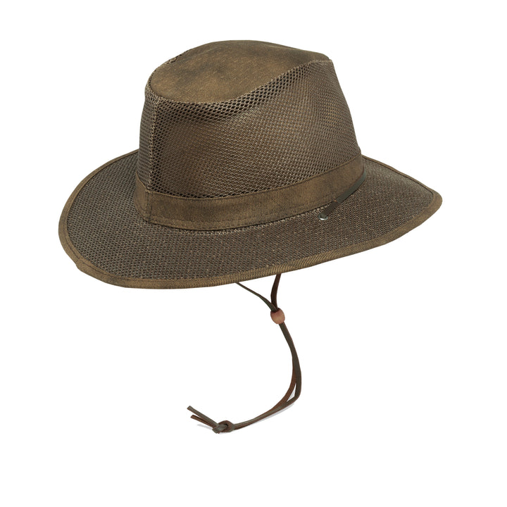 Easy Breezer Fedora Hat With Chin Strap From Sunday Afternoons (Tobacco)