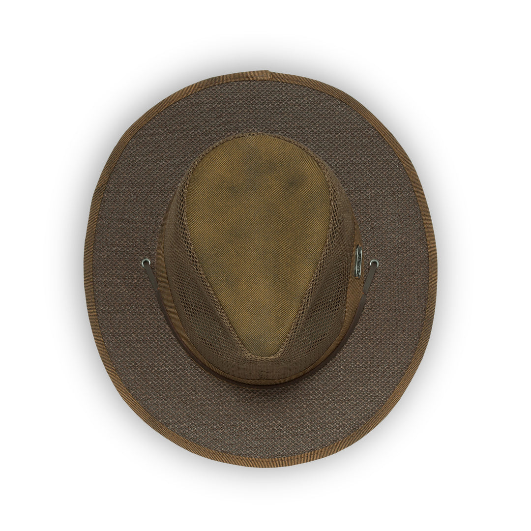 Easy Breezer Fedora Hat With Chin Strap From Sunday Afternoons (Tobacco)