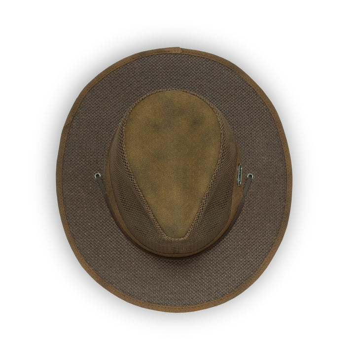 Easy Breezer Fedora Hat With Chin Strap From Sunday Afternoons (Tobacco)
