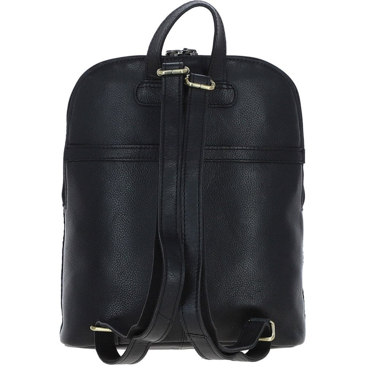 Leather & Harris Tweed Backpack (Black Watch)