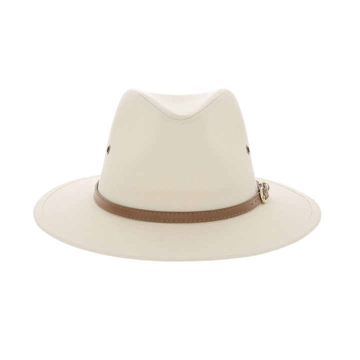 Cotton Fedora With Brown Band
