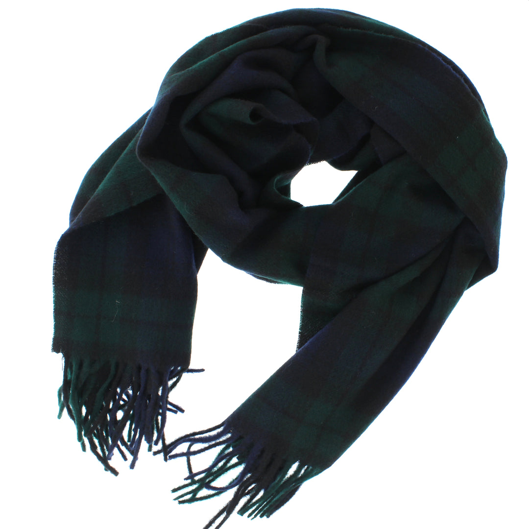 100% Wool Scarf (Black Watch Tartan)