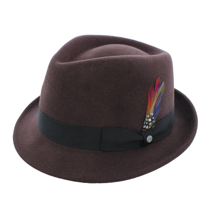Stetson Richmond Woolfelt Trilby In Brown