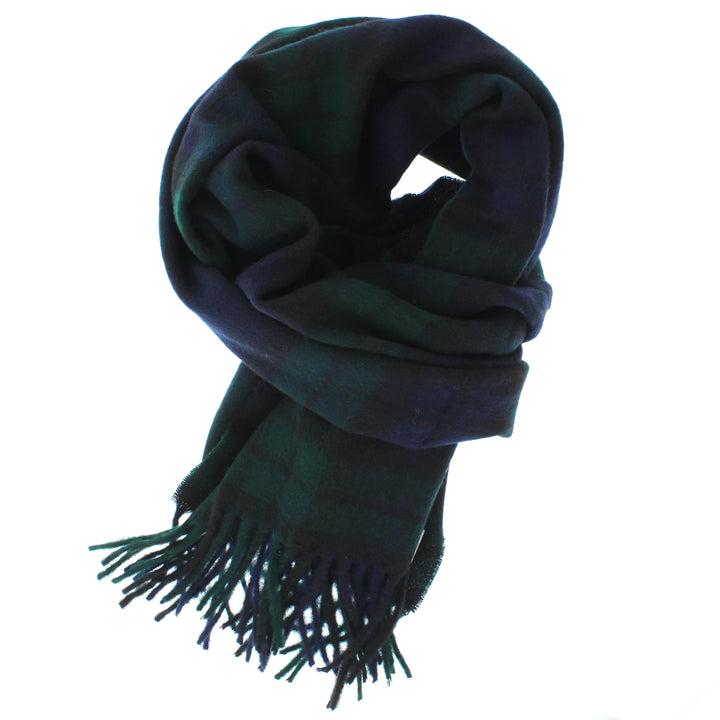 100% Wool Scarf (Black Watch Tartan)