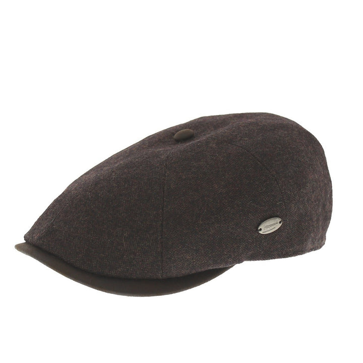 Whiteley Woodland Bakerboy Newsboy Cap in Brown