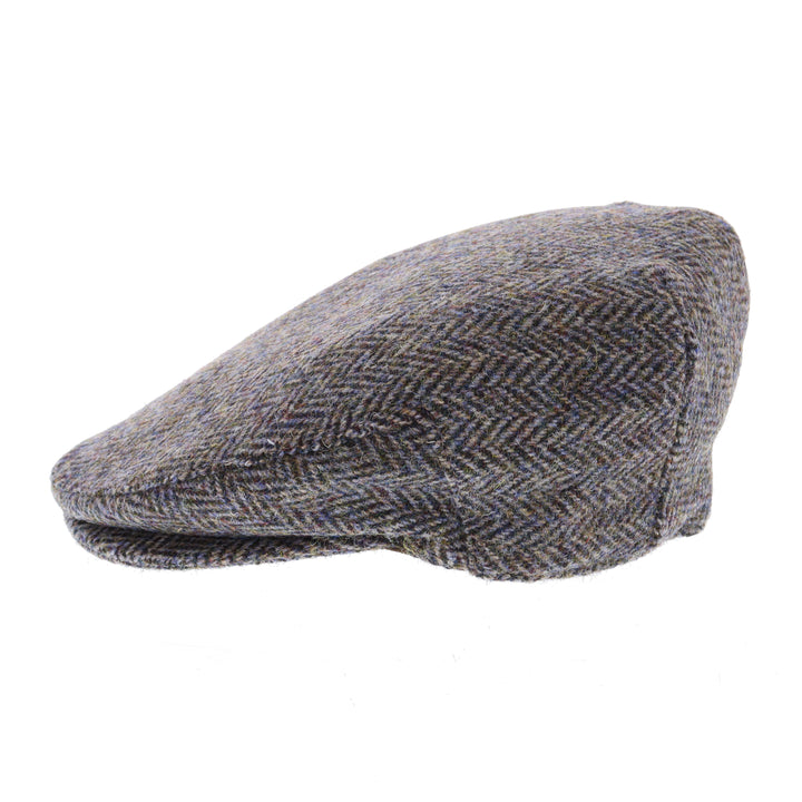 Glen Appin Harris Tweed Wool Country Flat Cap