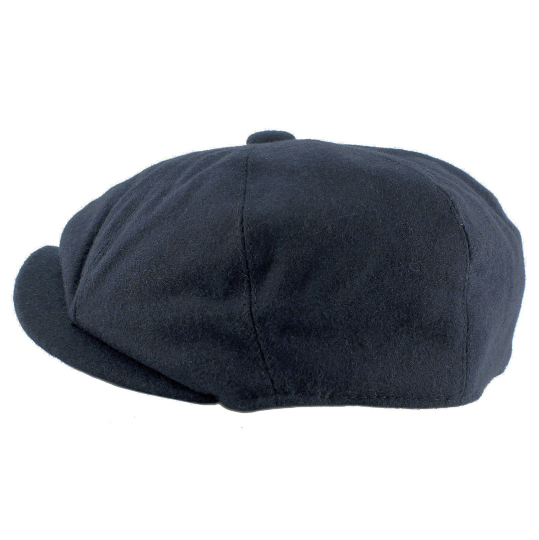 Rob Wool Blend Bakerboy Cap - Navy