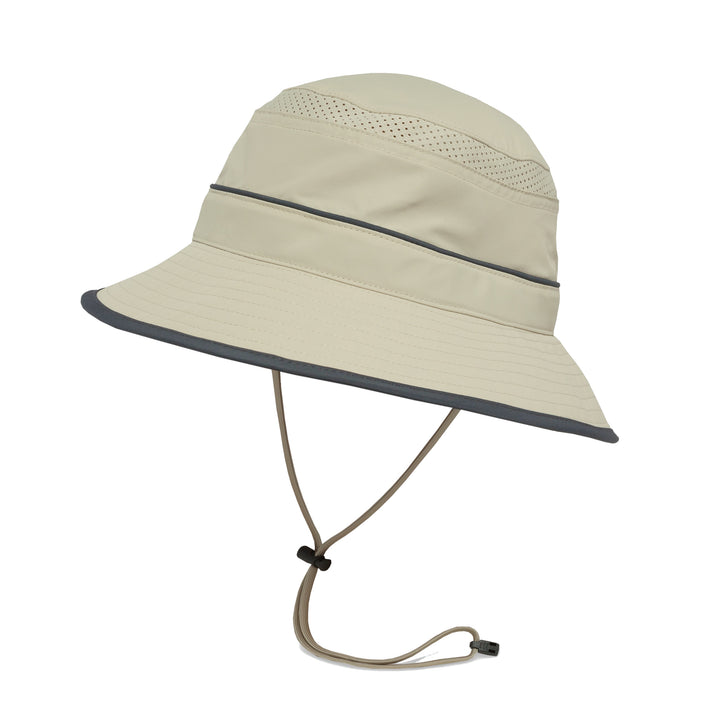 Sand Solar Bucket Hat With Chin Strap From Sunday Afternoons
