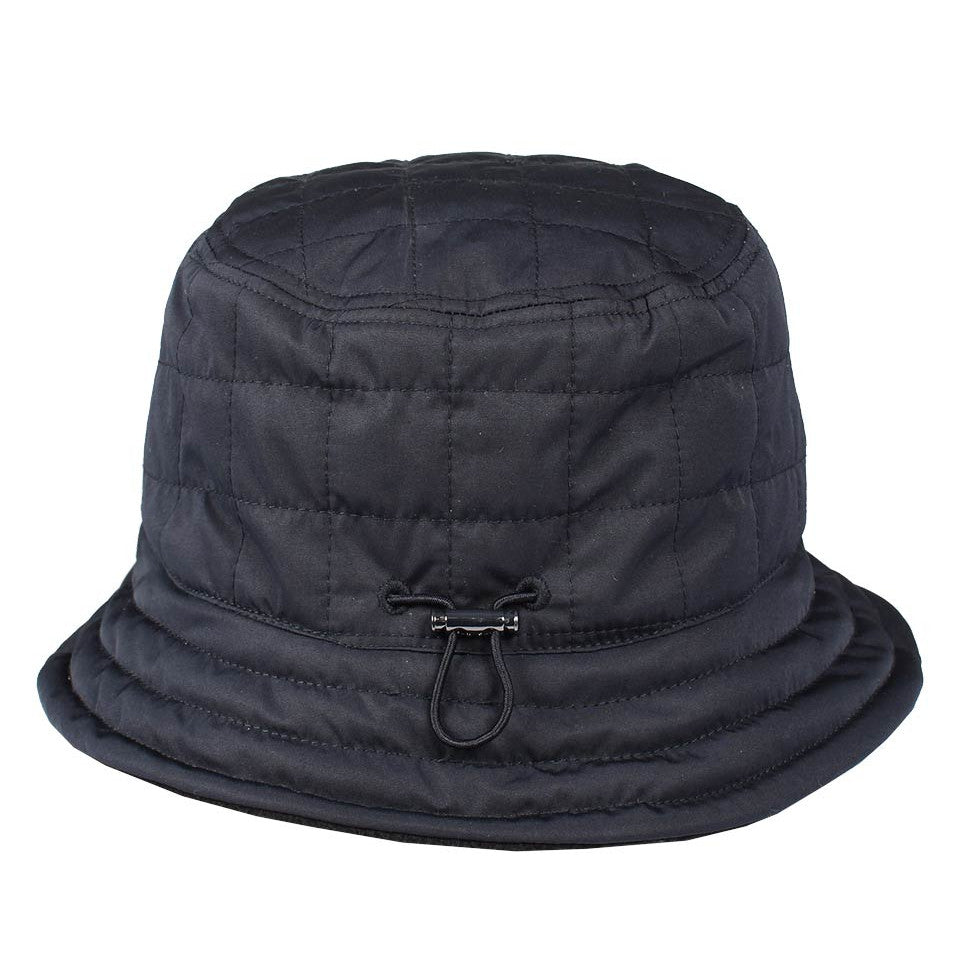 Loevenich Quilted Bucket Hat in Navy