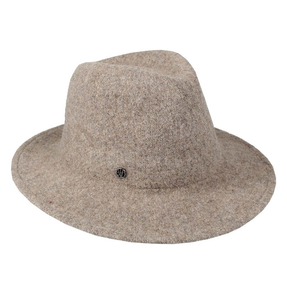 Loevenich Women's Wool Fedora in Sand