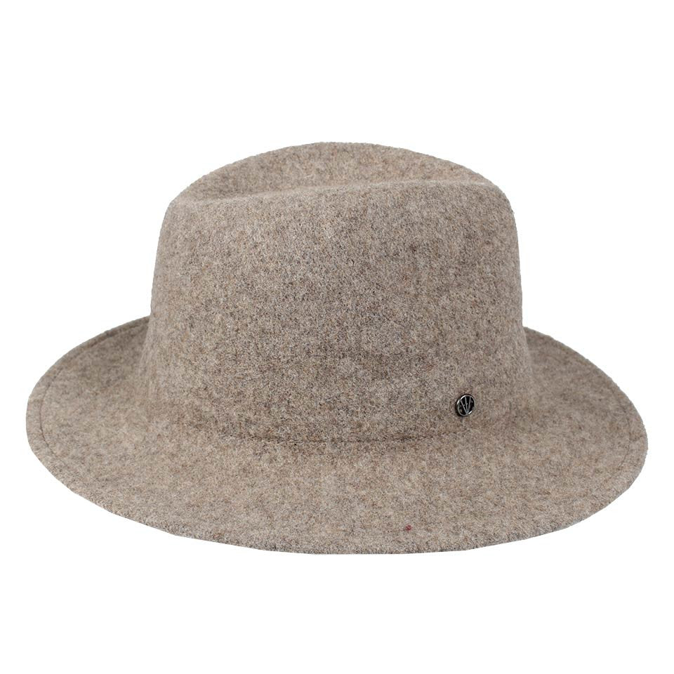 Loevenich Women's Wool Fedora in Sand