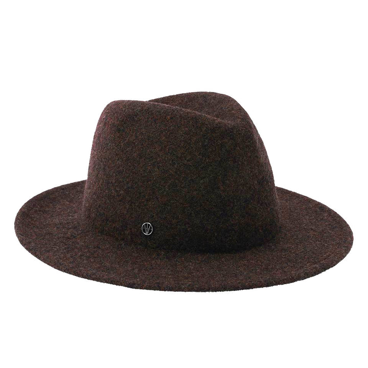 Loevenich Women's Wool Fedora in Chocolate