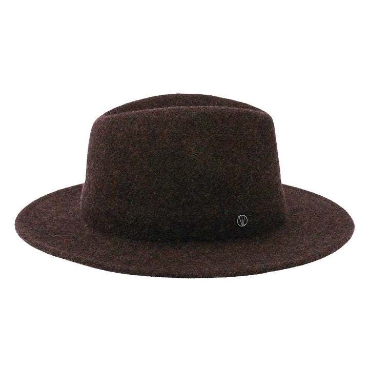 Loevenich Women's Wool Fedora in Chocolate