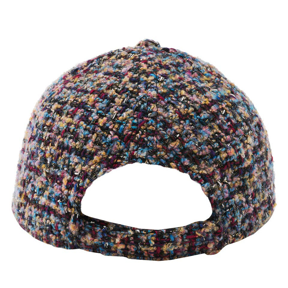 Loevenich Women's Multi-coloured Bouclé Baseball Cap