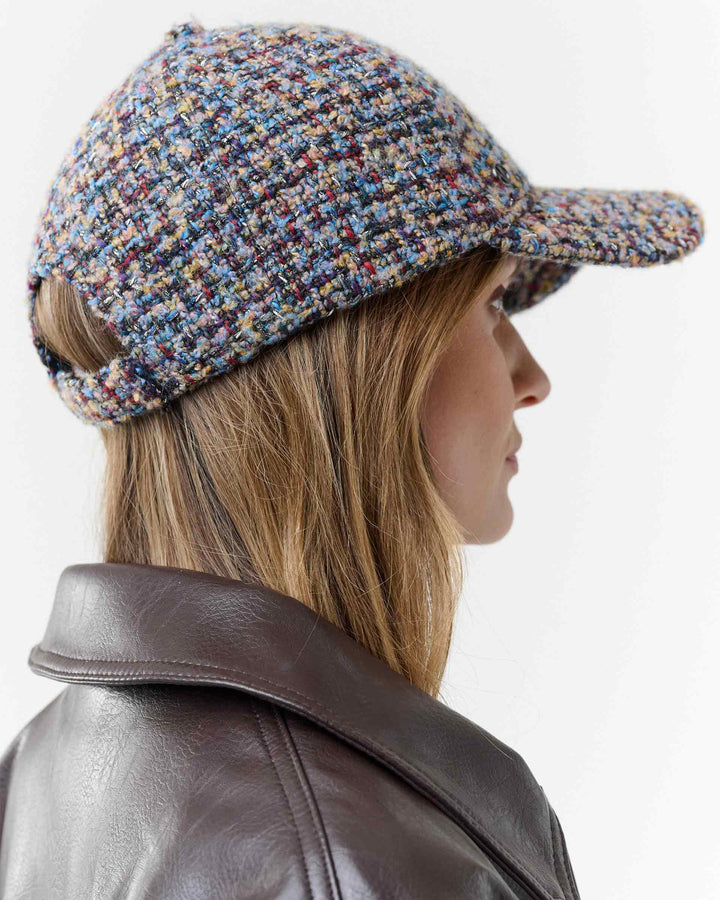 Loevenich Women's Multi-coloured Bouclé Baseball Cap