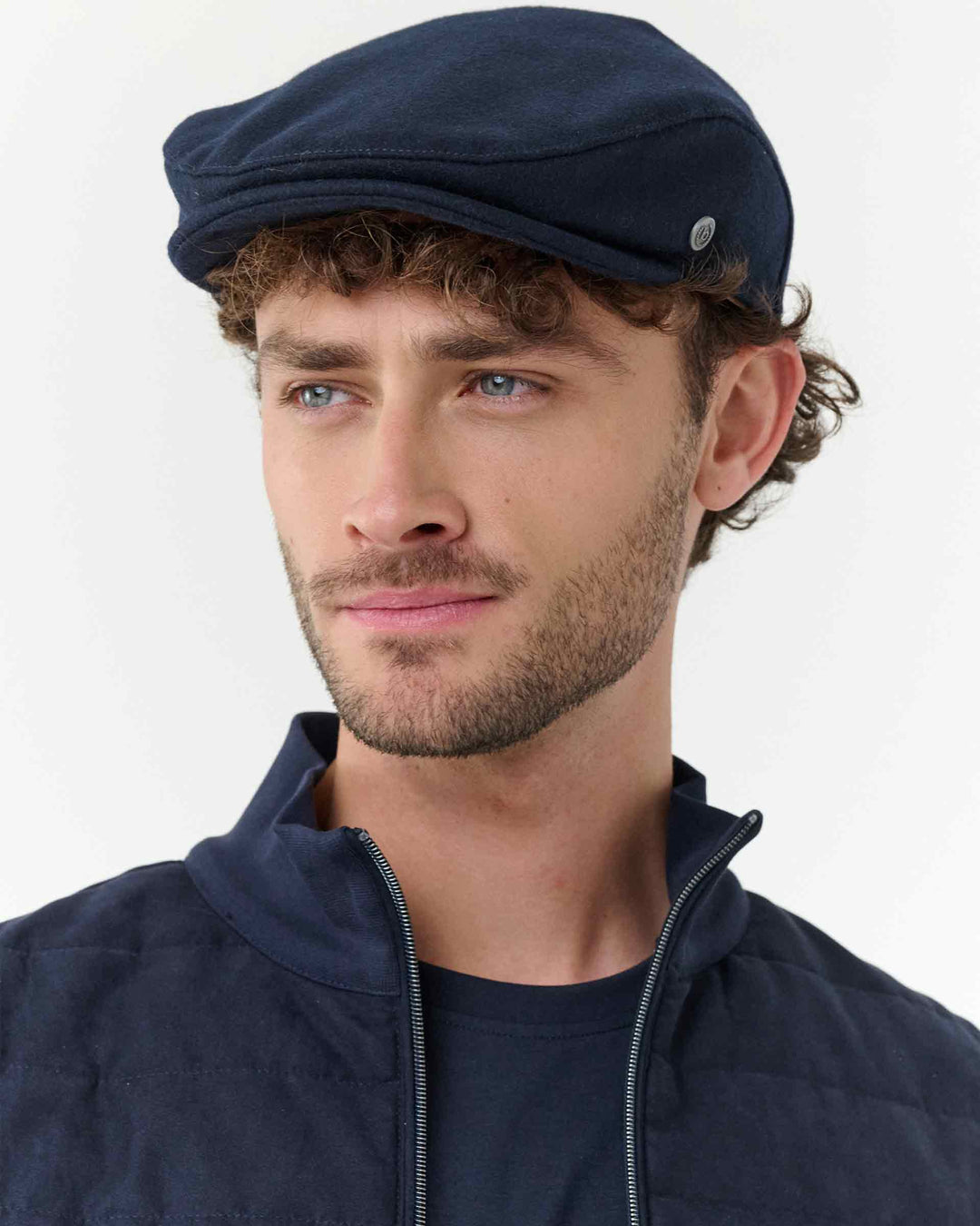 Bugatti Wool Earflap Cap Navy